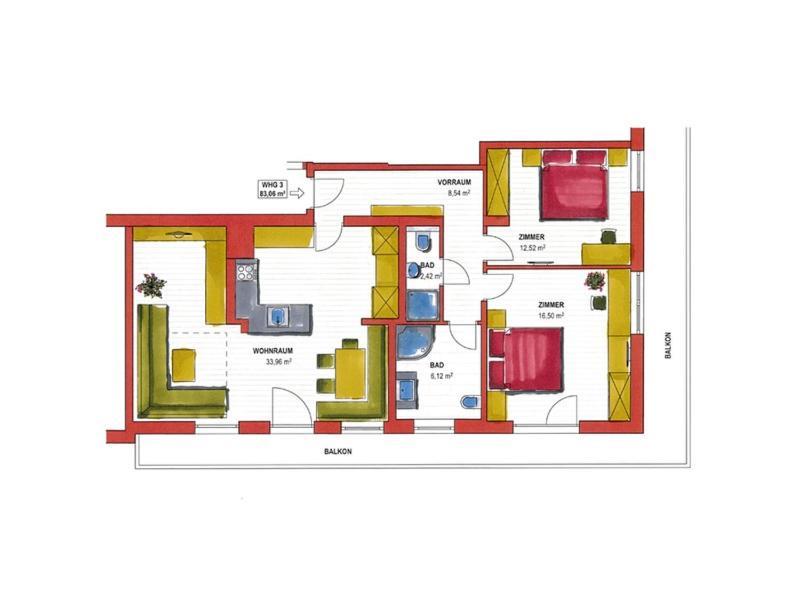 Appartementhaus „Hermannhaus“ อัลเทนมาร์คท์ อิม พองเงา ภายนอก รูปภาพ